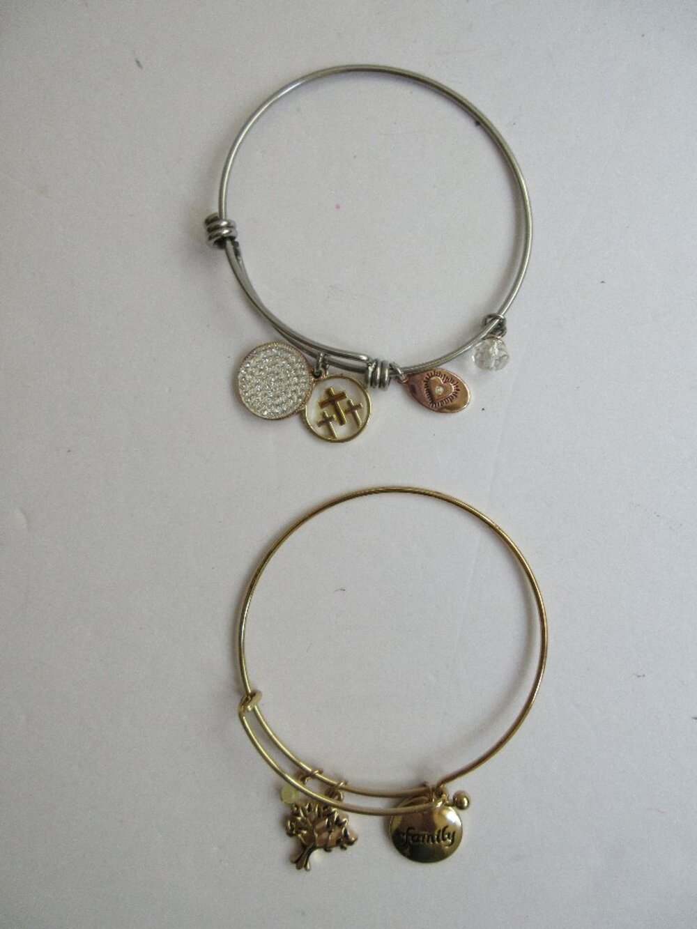 Footnotes "Grace" Stainless Steel Expandable Spiritual Charm Bracelet & Family